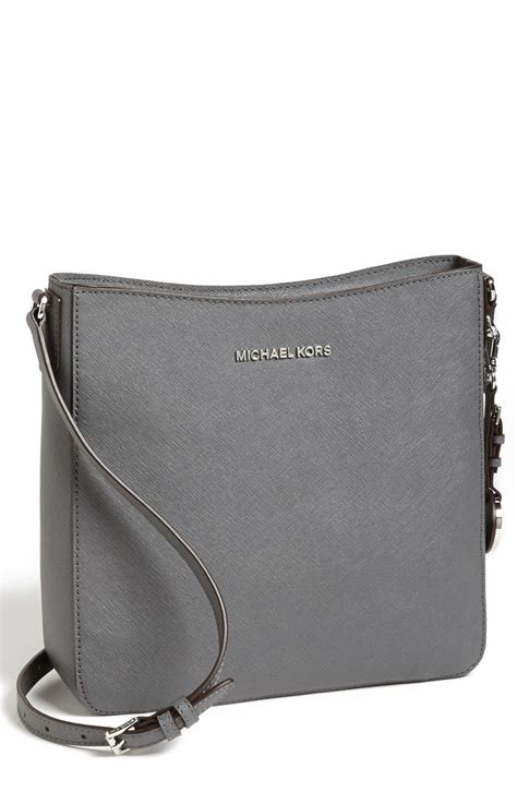 michael kors slim dark grey|Women's Grey Crossbody Bags .